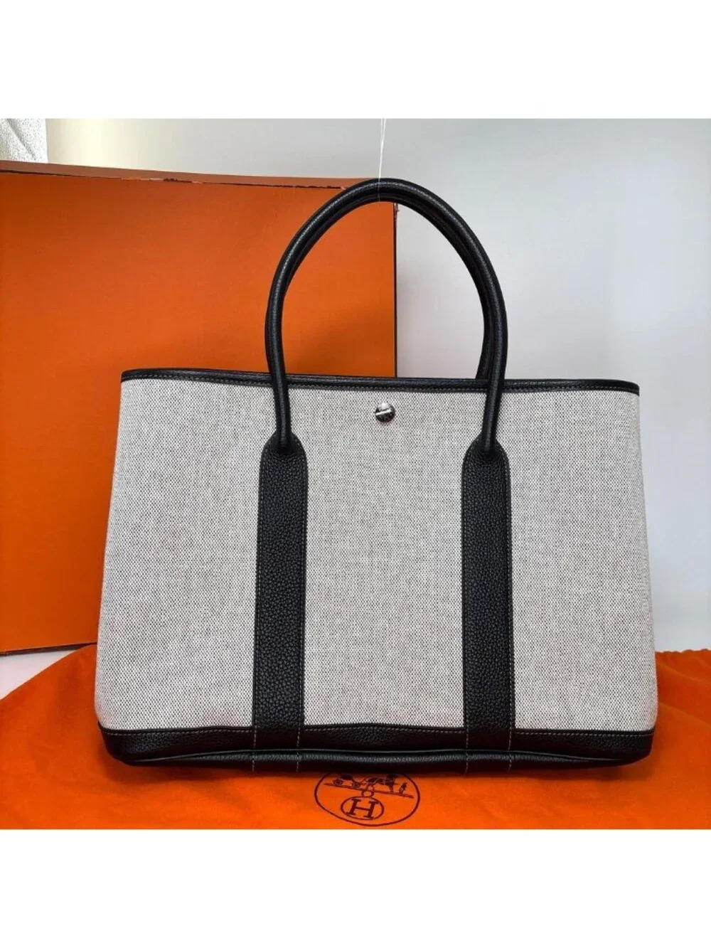 Hermes Garden Party 36 Bolduc Ribbon Tote